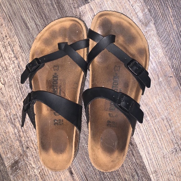 Birkenstock Shoes - Birkenstock- Franca (black) lightly worn